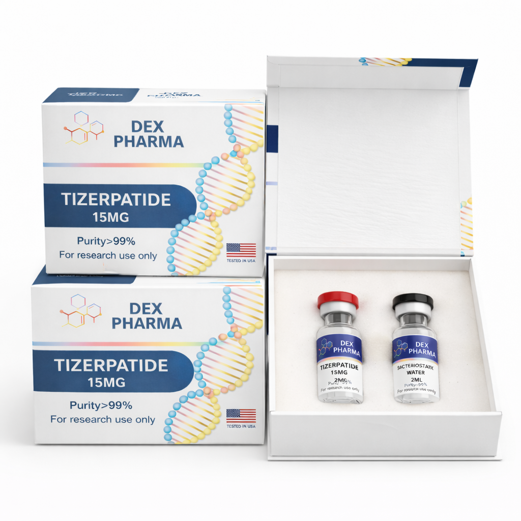 TIZERPATIDE 15MG  - 4 FRASCOS + DILUENTE