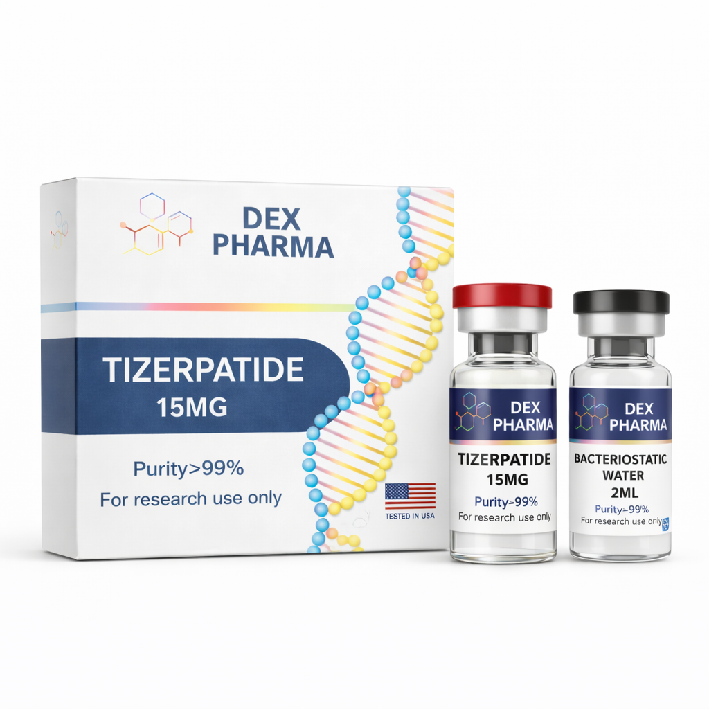 TIZERPATIDE 15MG  - 4 FRASCOS + DILUENTE