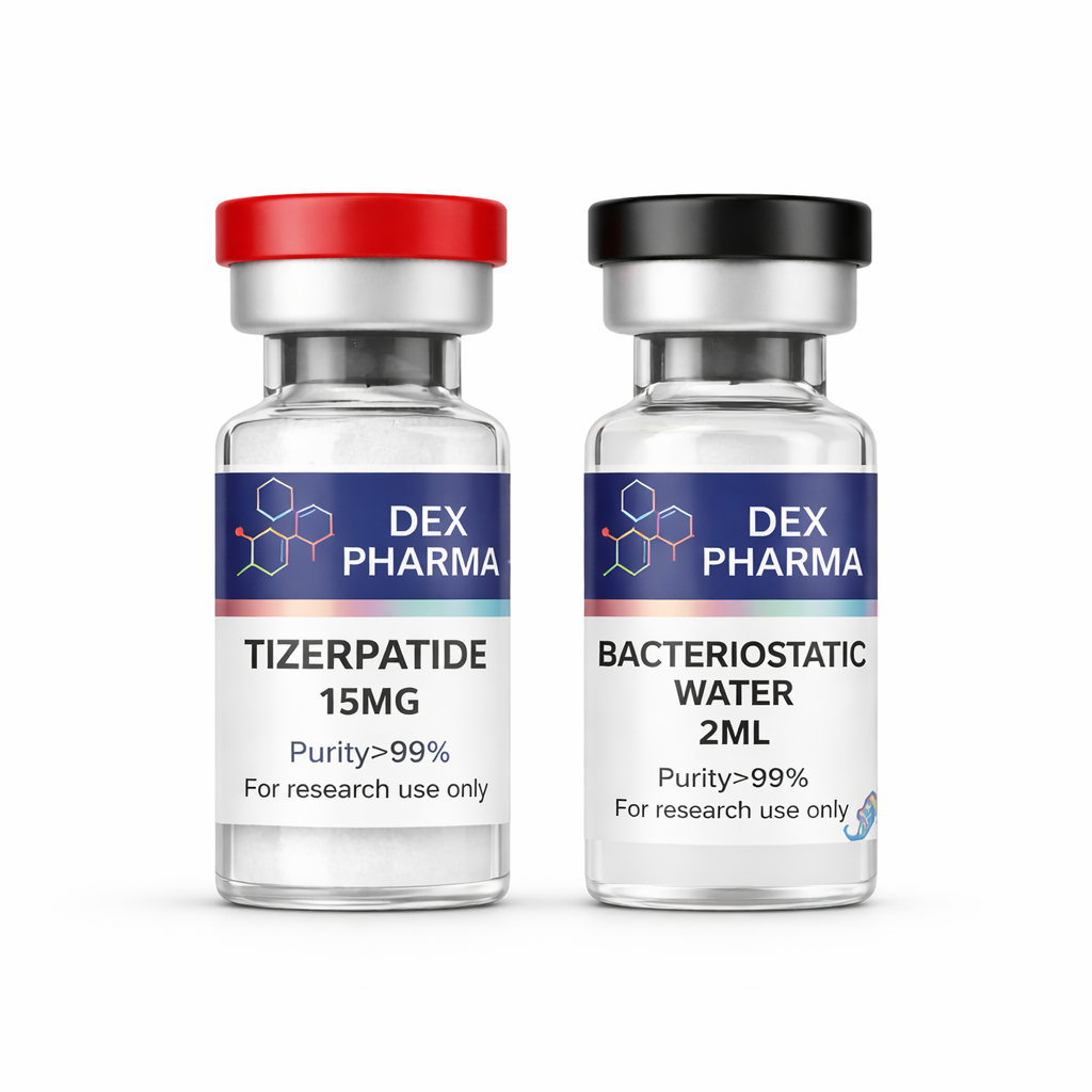 TIZERPATIDE 15MG  - 4 FRASCOS + DILUENTE