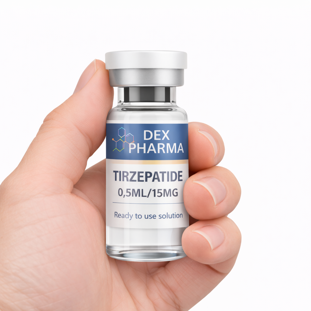 TIZERPATIDE 0,5ML/15MG  - 4 FRASCOS