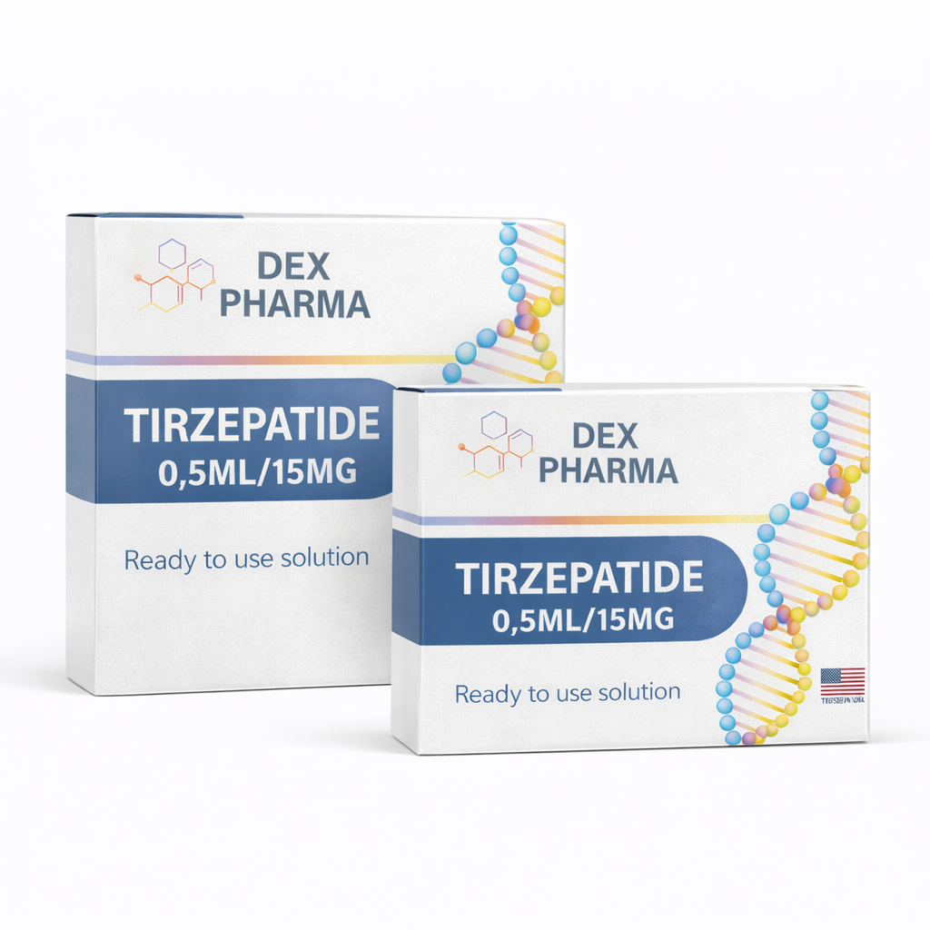 TIZERPATIDE 0,5ML/15MG  - 4 FRASCOS