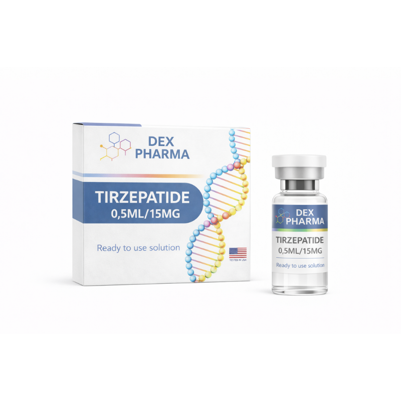TIZERPATIDE 0,5ML/15MG  - 4 FRASCOS