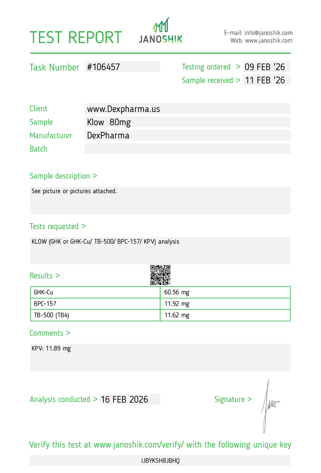 KLOW 80MG - FRASCO + DILUENTE